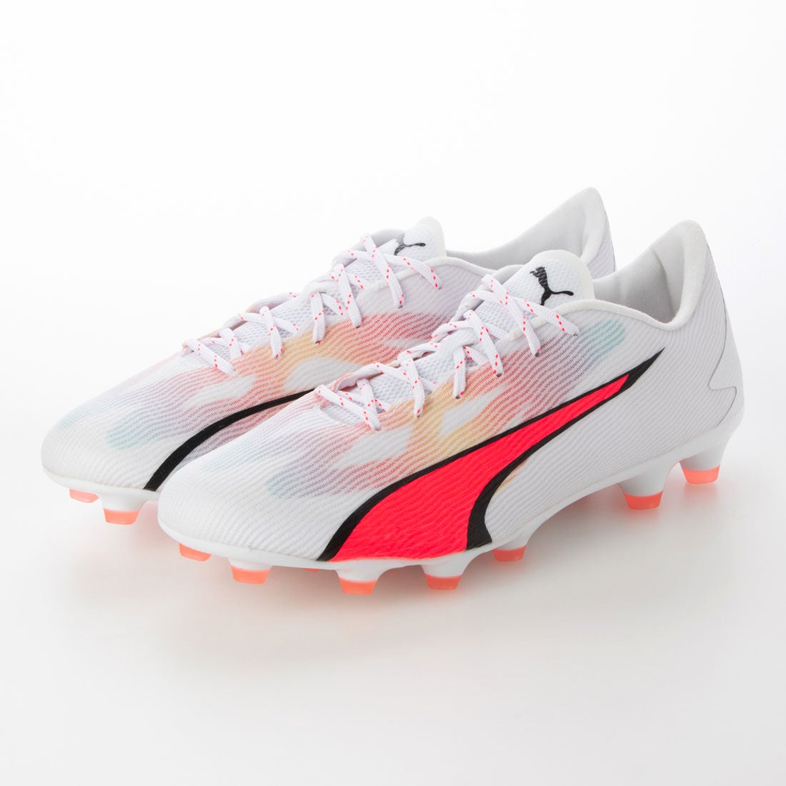 PUMA プーマ ウルトラ プロ HG/AG(ホワイト×レッド) 107509 01
