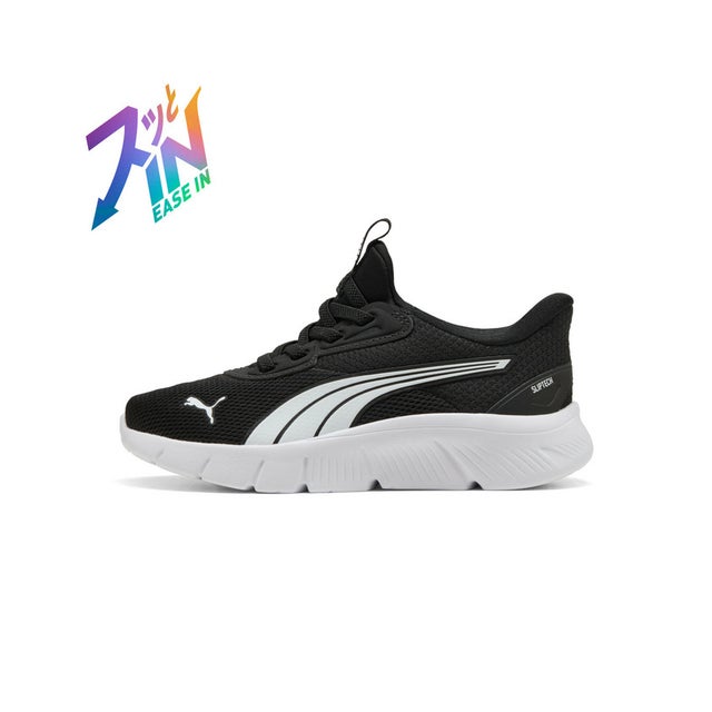 キッズ フレックスフォーカス イーズイン PS スニーカー Flexfocus SLIPTECH? PS （Black-White）