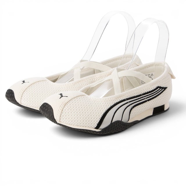 - H-STREET BALLET WNS WARM WHITE-SILVER【407820-02】 （WARM WHITE-SILVER）
