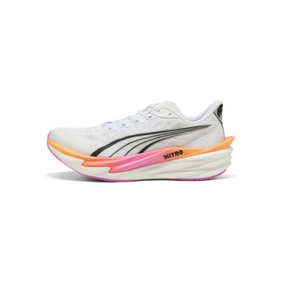 ウィメンズ ディヴィエイト ニトロ 4 ランニングシューズ Deviate NITRO 4 Wns （Ultra Red-PUMA Silver）｜詳細画像