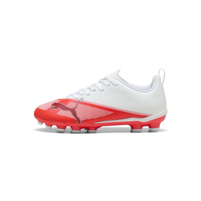 キッズ ウルトラ 7 プレイ HG/AG +MID サッカースパイク 20-24.5cm ULTRA 7 PLAY HG + Mid Jr （Ultra Red-Black-White）