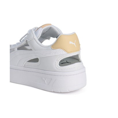 プーマ/レディス/COURT LALLY SKYE MULE （PUMA WHITE-LIGHT SAND）｜詳細画像