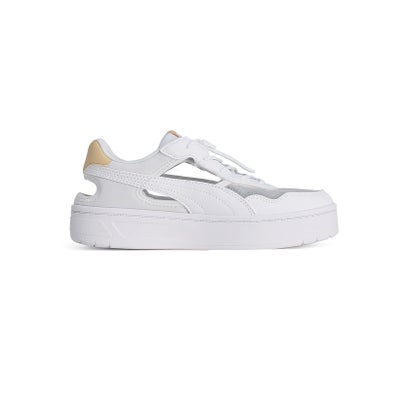 プーマ/レディス/COURT LALLY SKYE MULE （PUMA WHITE-LIGHT SAND）｜詳細画像