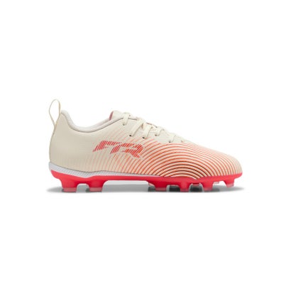 キッズ フューチャー 9 プレイ HG/AG + ミッド サッカースパイク 20-24.5cm FUTURE 9 PLAY HG + Mid Jr （Sugared Almond-PUMA White-Ultra Red-PUMA Black）｜詳細画像