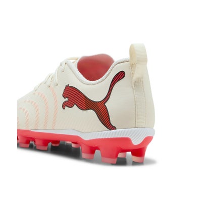 キッズ フューチャー 9 プレイ HG/AG + ミッド サッカースパイク 20-24.5cm FUTURE 9 PLAY HG + Mid Jr （Sugared Almond-PUMA White-Ultra Red-PUMA Black）｜詳細画像