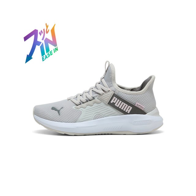 ウィメンズ ソフトライド エンゾ 5 イーズイン ランニングシューズ Softride Enzo 5 Slip Tech Wn （Glacial Gray-Powder Pink-Cool Dark Gray）