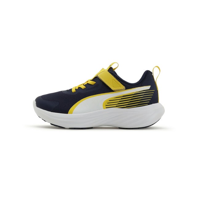 キッズ スピード モンスター V5 GR スニーカー 17-24cm Speed Monster V5 GR （Navy-Bright Mango Yellow）