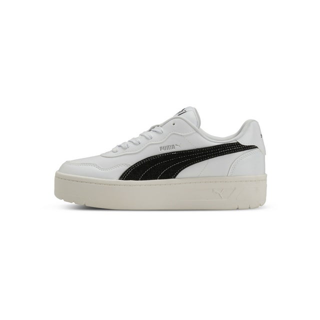 ウィメンズ コート ラリー スカイ デニム 2 スニーカー Court Lally Skye Denim 2 （White-Black）