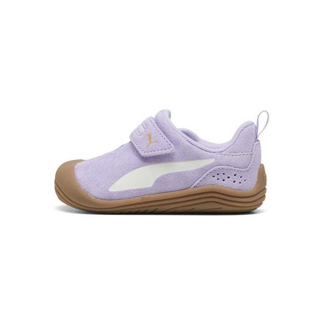 ベビー キッテン PRM V スニーカー 12-16cm Puma Kitten Premium V Inf （Light Lavender-Warm White）