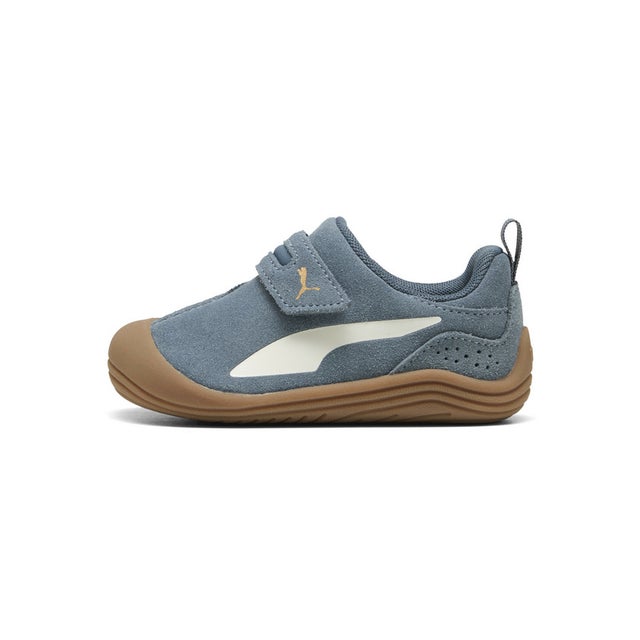 ベビー キッテン PRM V スニーカー 12-16cm Puma Kitten Premium V Inf （Evening Blue-Warm White）