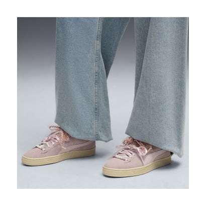 プーマ PUMA ウィメンズ スウェード ブルーム スニーカー Suede Bloom Wns （Frosted Ivory-Silver Fog）｜詳細画像