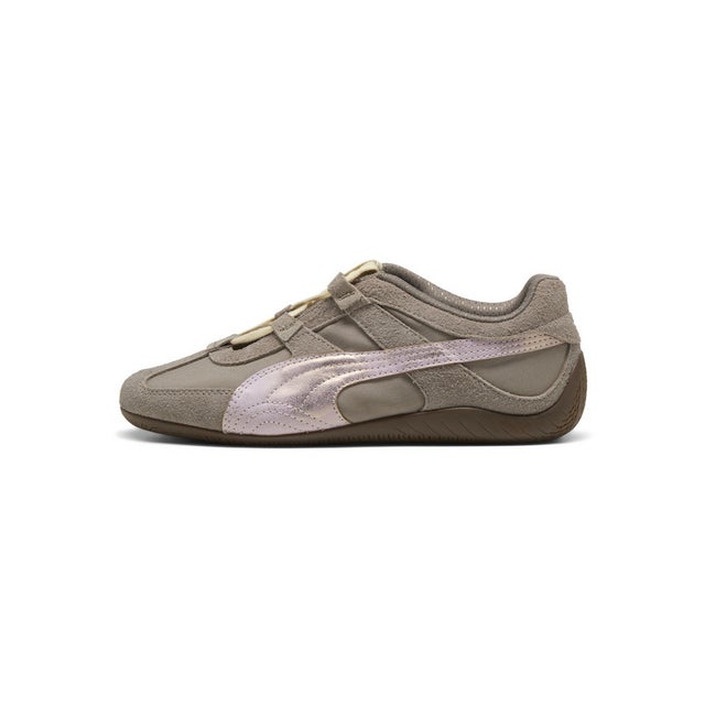 ウィメンズ スピードキャット GO ブラッシュド ラックス スニーカー Speedcat Go Brushed Luxe Wns （Mouse Gray-Powder Pink）