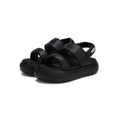 プーマ/レディス/MAYU PUFFY SANDALS WNS （PUMA BLACK-PUMA BLACK-PUMA W）｜詳細画像