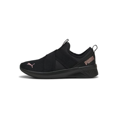 プーマ/レディス/SOFTRIDE ハルリー スリップオン ウィメンズ （PUMA BLACK-PUMA BLACK-ROSE G）｜詳細画像