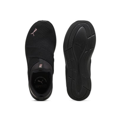 プーマ/レディス/SOFTRIDE ハルリー スリップオン ウィメンズ （PUMA BLACK-PUMA BLACK-ROSE G）｜詳細画像