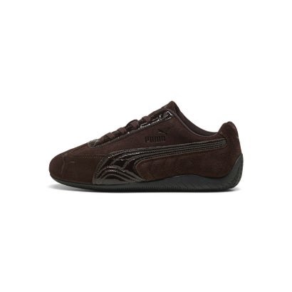 ウィメンズ スピードキャット プレミアム クロコ レザー スニーカー Speedcat Croc Wns （Chocolate Fondue-PUMA Black）｜詳細画像