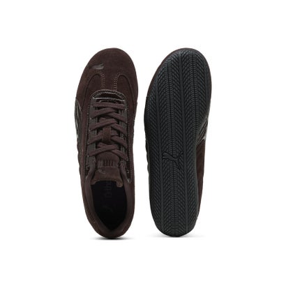 ウィメンズ スピードキャット プレミアム クロコ レザー スニーカー Speedcat Croc Wns （Chocolate Fondue-PUMA Black）｜詳細画像