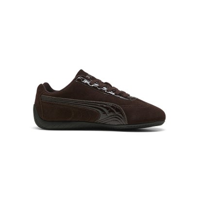 ウィメンズ スピードキャット プレミアム クロコ レザー スニーカー Speedcat Croc Wns （Chocolate Fondue-PUMA Black）｜詳細画像