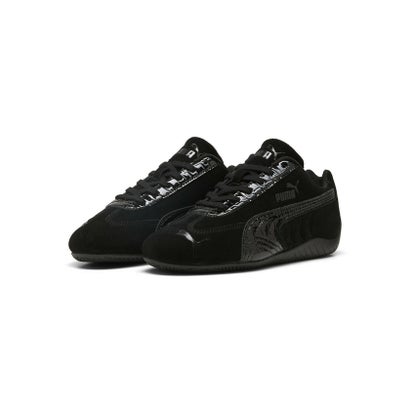 ウィメンズ スピードキャット プレミアム クロコ レザー スニーカー Speedcat Croc Wns （PUMA Black）｜詳細画像