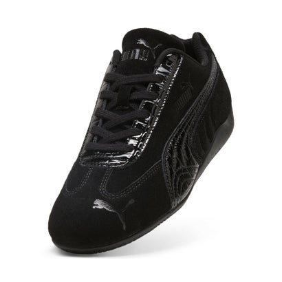ウィメンズ スピードキャット プレミアム クロコ レザー スニーカー Speedcat Croc Wns （PUMA Black）｜詳細画像