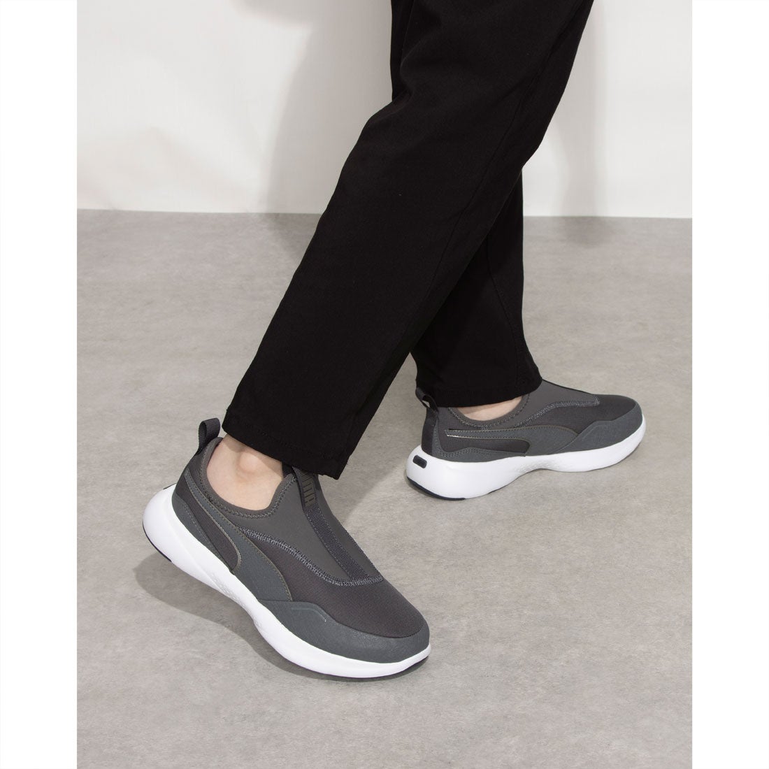 プーマ PUMA 504 SOFTRIDE フィール スリッポン ワイド 378019 