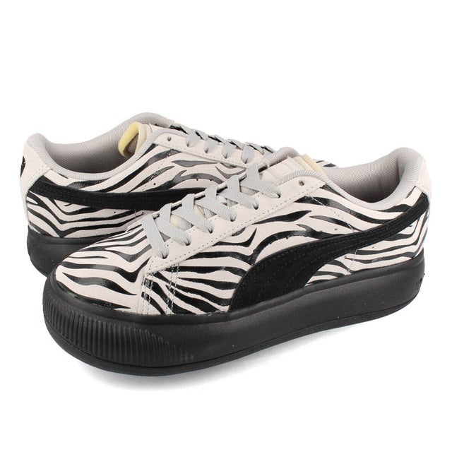 
                    SUEDE MAYU ANIMAL WMNS （FEATHER GRAY/BLACK）