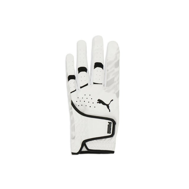 メンズ ゴルフ パワー グリップ グローブ 左手用 （Bright White-Black）