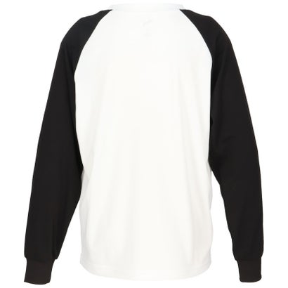 プーマ PUMA ACTIVE SPORTS ポリ LS Tシャツ ジュニア キッズ 子ども トップス 長袖 リサイクル素材 汗 吸収 発散 dryCELL機能 （02 PUMAWHITE-PUMABLACK）｜詳細画像