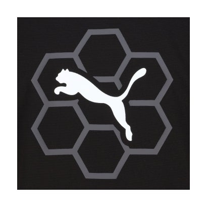 プーマ PUMA ACTIVE SPORTS ポリ LS Tシャツ ジュニア キッズ 子ども トップス 長袖 リサイクル素材 汗 吸収 発散 dryCELL機能 （06 PUMANAVY-MOODYGRAY）｜詳細画像
