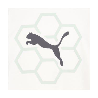 プーマ PUMA ACTIVE SPORTS ポリ LS Tシャツ ジュニア キッズ 子ども トップス 長袖 リサイクル素材 汗 吸収 発散 dryCELL機能 （06 PUMANAVY-MOODYGRAY）｜詳細画像