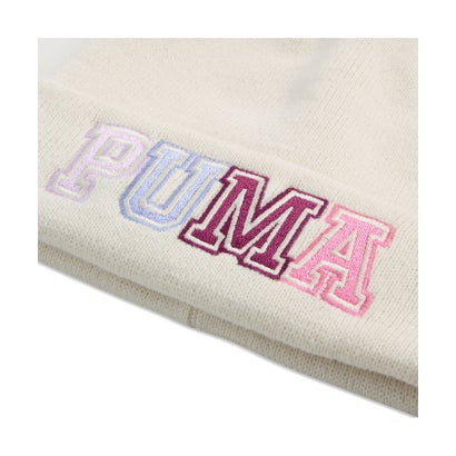 キッズ ポンポン ミッドクラウン ビーニー POM POM Mid Crown Beanie Jr （PUMA Navy）｜詳細画像
