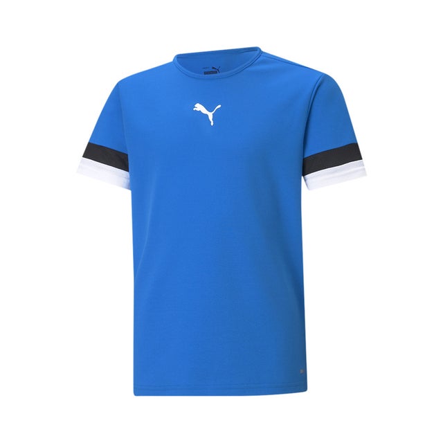 キッズ サッカー TEAMRISE ゲームシャツ JR 120ー160cm （Electric Blue Lemonade-Puma Black-Puma White）