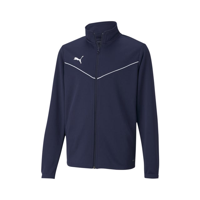 キッズ サッカー TEAMRISE トレーニング ポリ トラック ジャケット 120ー160cm （Peacoat-Puma White）