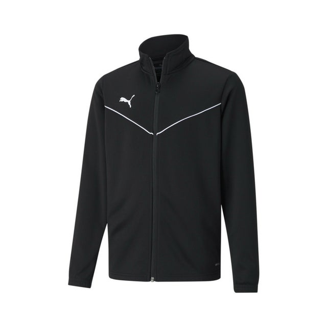 キッズ サッカー TEAMRISE トレーニング ポリ トラック ジャケット 120ー160cm （Puma Black-Puma White）