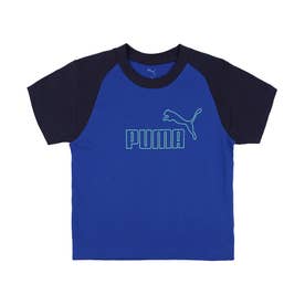 PUMA スポーツ シャツ 青色 プーマ PUMA ジュニア 半袖Tシャツ PUMA SPORTS MX SS TシャツA_