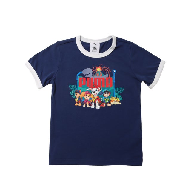 ジュニア 半袖シャツ X PAW PATROL リンガー Tシャツ_ 634935 （Blue Jewel）