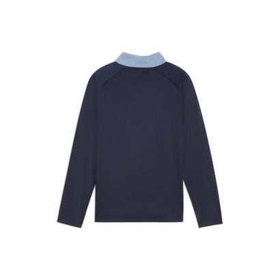 プーマ/キッズ/INDIVIDUALLIGA 1/4 ジップ トップ （PUMA NAVY-ZEN BLUE）｜詳細画像