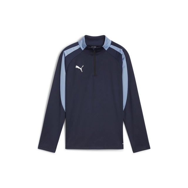 /キッズ/INDIVIDUALLIGA 1/4 ジップ トップ （NAVY-ZEN BLUE）