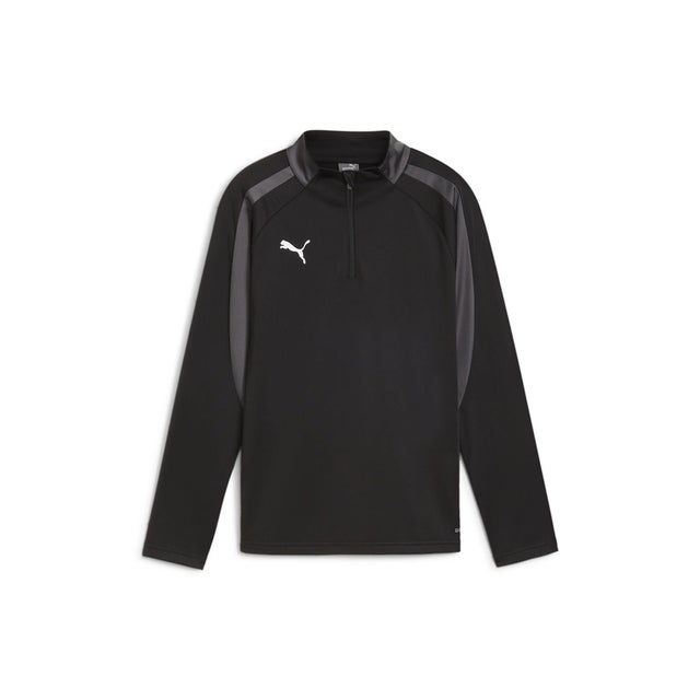 /キッズ/INDIVIDUALLIGA 1/4 ジップ トップ （BLACK-SHADOW GRAY）