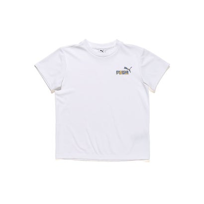プーマ/キッズ/KIDS SS Tシャツ ポリ （PUMA WHITE）｜詳細画像