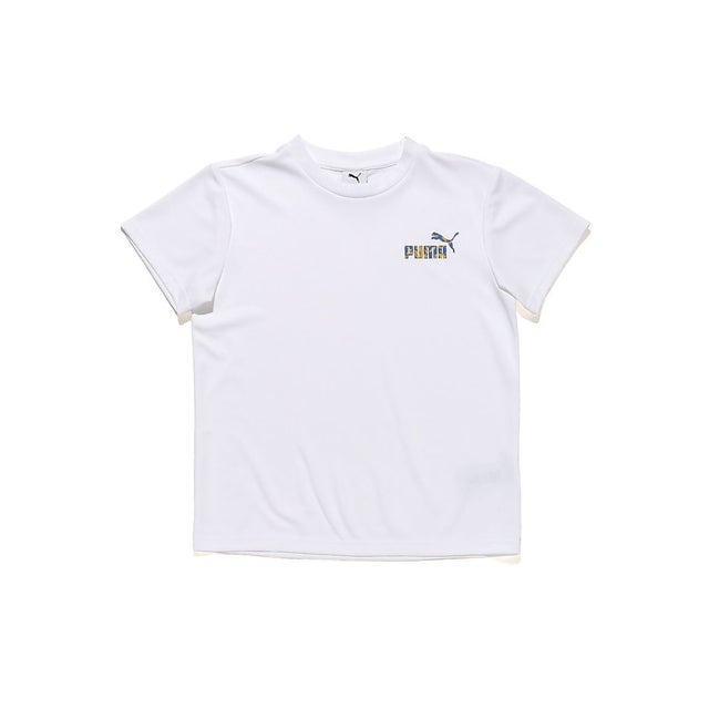 /キッズ/KIDS SS Tシャツ ポリ （WHITE）