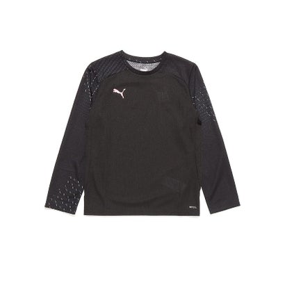 プーマ/キッズ/INDIVIDUALFTBL PRO TR LSシャツ JR （PUMA BLACK）｜詳細画像