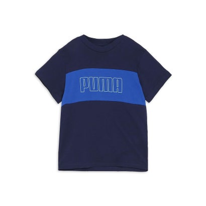 プーマ/キッズ/PUMA SPORTS MX SS TシャツB （PUMA NAVY）｜詳細画像