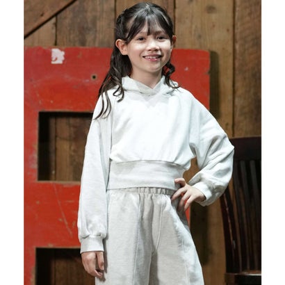 プーマ PUMA プルオーバー パーカー フーディー キッズ 子供 クロップド （5）｜詳細画像