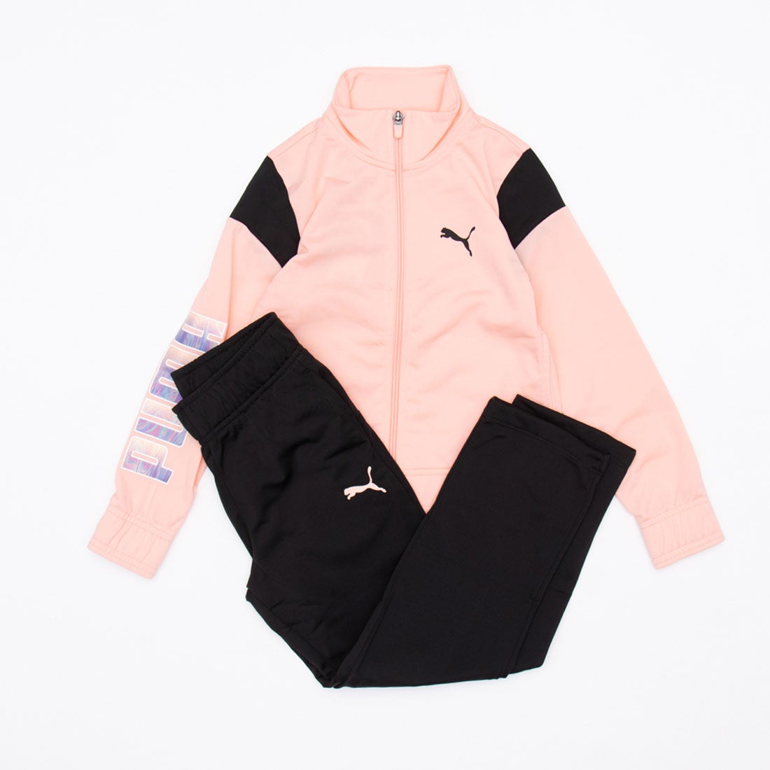 プーマ PUMA ジュニア ジャージ上下セット ALPHA スーツ 589025 （ピンク） -ファッション通販 FASHION WALKER
