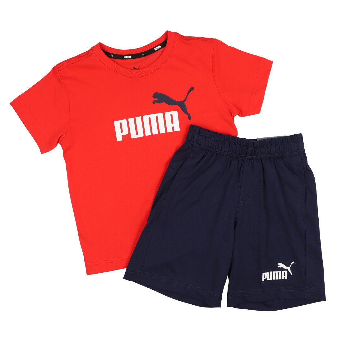 プーマ PUMA ジュニア Tシャツハーフパンツセット Tシャツ ショーツ セット_ 849616 （レッド） -ファッション通販 FASHION  WALKER