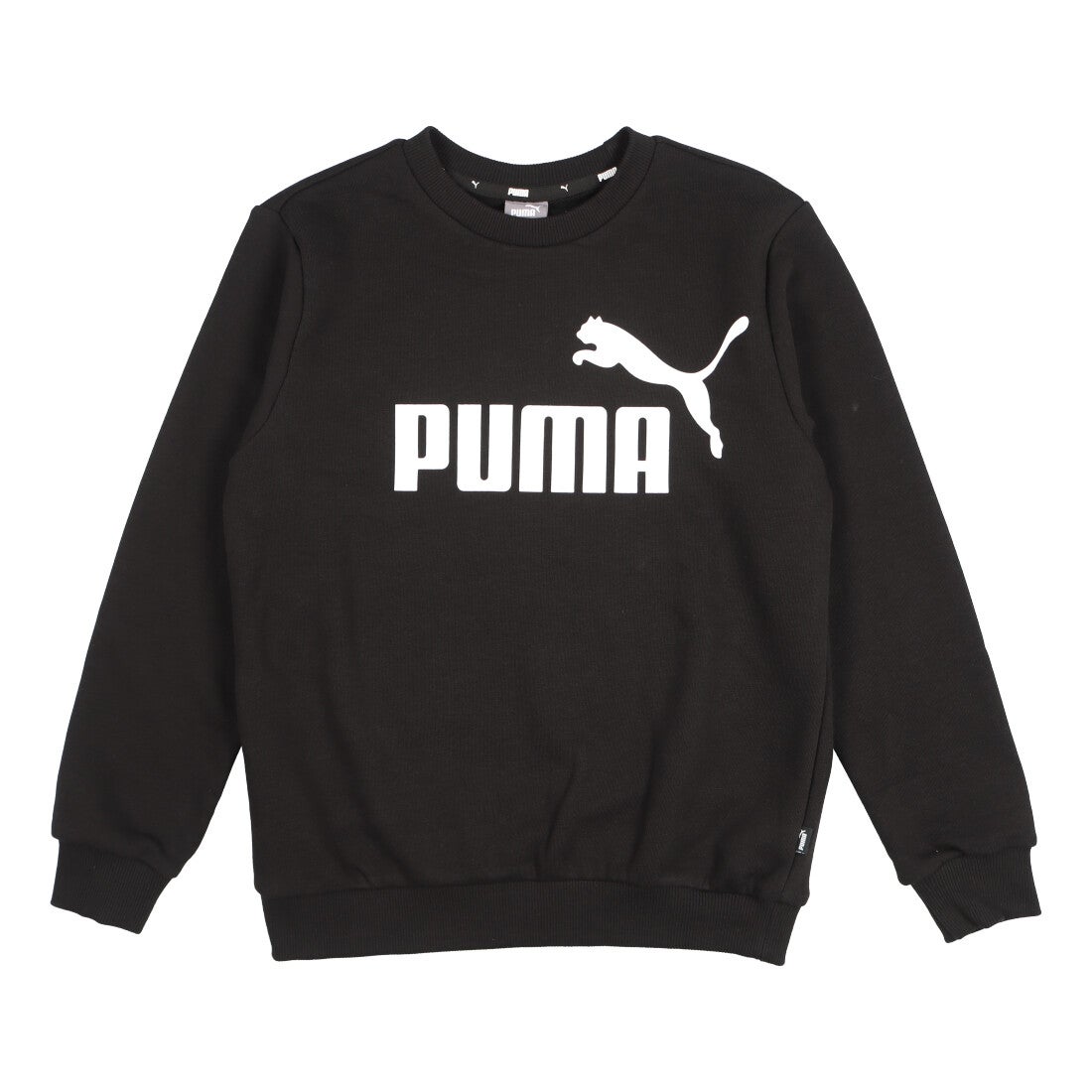 プーマ PUMA ジュニア スウェットトレーナー ESS ビッグロゴ クルースウェット TR_ 846544 （ブラック） -靴＆ファッション通販  ロコンド〜自宅で試着、気軽に返品