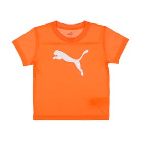 ジュニア 半袖機能Tシャツ ACTIVE SPORTS ポリ キャット Tシャツ_ 675826 （ウルトラ オレンジ）
