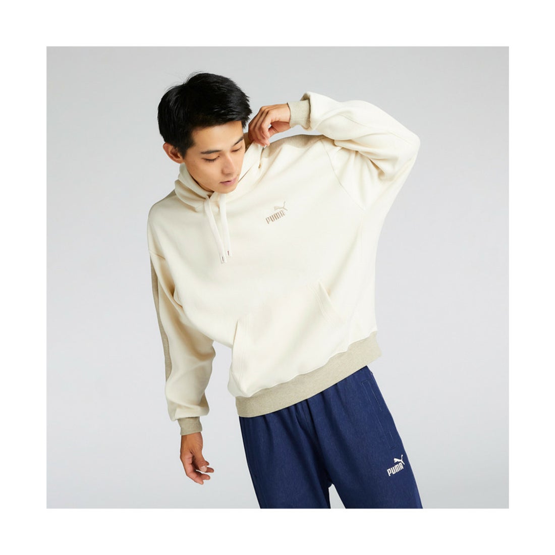 プーマ PUMA メンズ CORE HERITAGE MX フーディー （Alpine Snow 