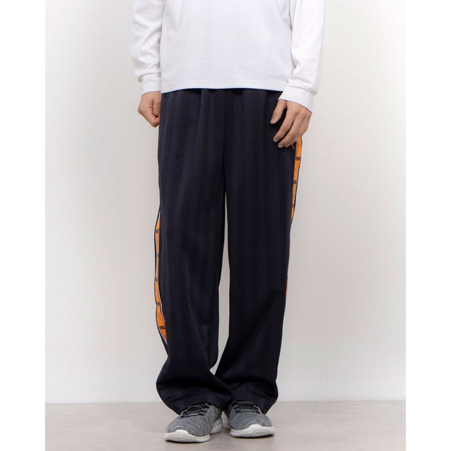 メンズ ジャージパンツ SHADOW STRIPE ニットパンツ_ 527755 （New Navy-Rickie Orange）